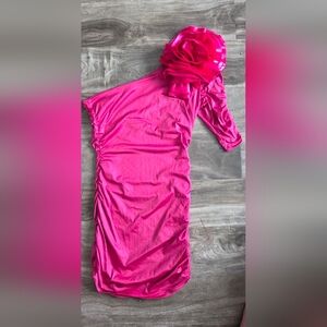 Symphony Vibrant Pink Dress